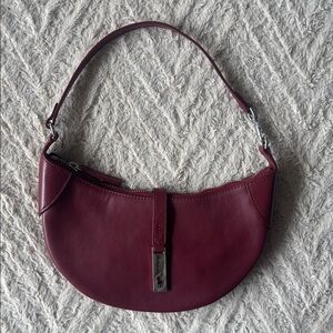 Ralph Lauren Polo ID Calfskin Mini Shoulder Bag Pomegranate 3